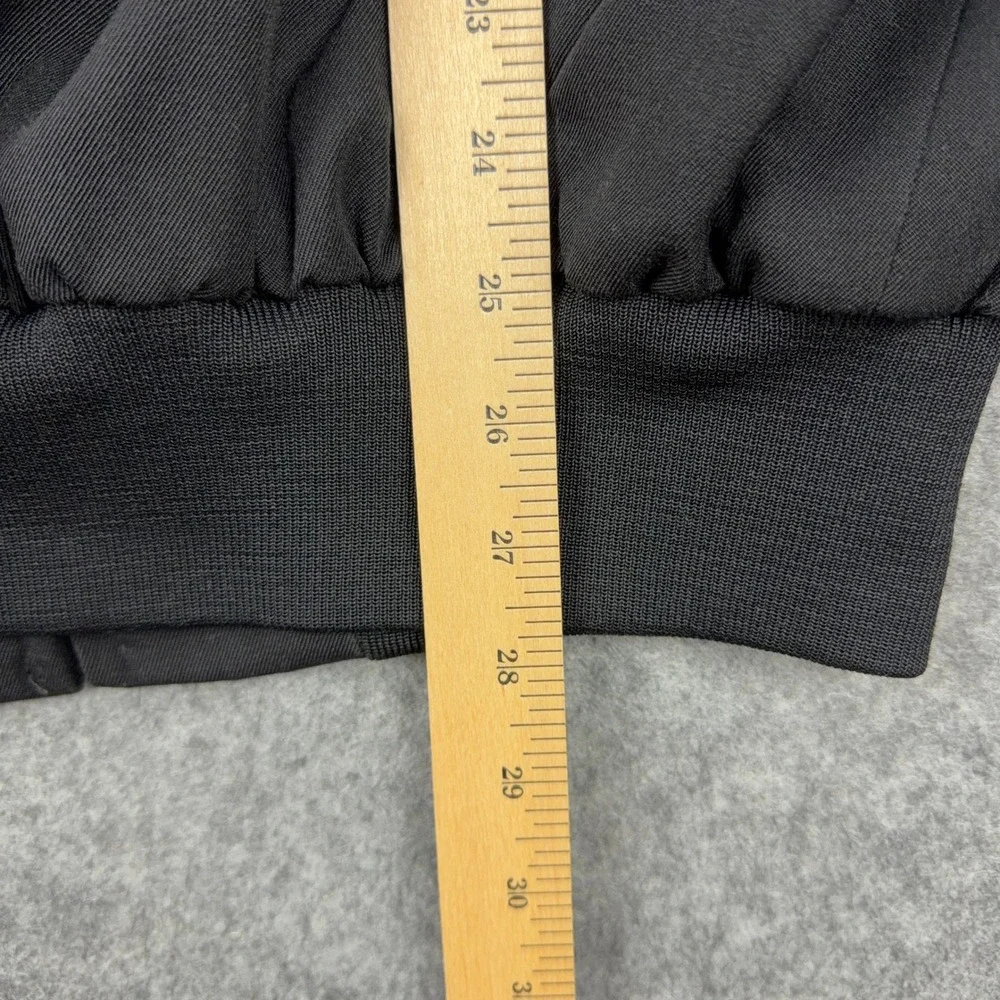 VTG Military Bomber Jacket Mens 46 Long Black Neptune Garment Co Wool Blend USA